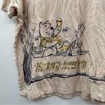Uniqlo x Disney Cream Winnie-the-Pooh & Tigger Graphic Short Sleeve Top Sz M Photo 2
