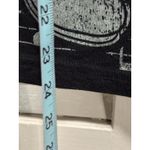 Disney  Mickey Mouse Juniors Black/Gray Short Sleeve Graphic T-shirt Size M Jingl Photo 3