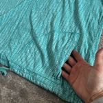 Fresh Produce  Top Womens Large Aqua Cover Up Shirt Hooded Pockets USA Photo 4