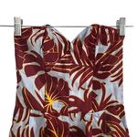 H&M Conscious Tropical Strapless Jumpsuit Size 2 Multicolor Summer Casual Photo 7