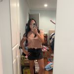 Edikted  Dark Grey Denim Mini Skirt size s Photo 3