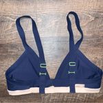 Lululemon Athletica Women's Navy Blue Bathing-suit Swimsuit-Top Size 6 Photo 1