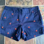 J.Crew  | 4” Chino Shorts Navy/Cherry Photo 0