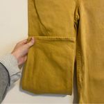 Madewell Emmett Cropped Pants in Mustard Yellow size 24 Photo 3