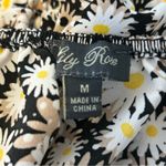 Lila Rose Lily Rose Daisy Print Tie Front Crop Top Off Shoulder Blouse Short Sleeve Floral Photo 3