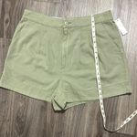 Joie  Light Green High Waist Shorts Photo 5