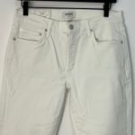 AGOLDE  Sophie Mid Rise Ankle Denim Jeans Phantom White Skinny Stretch Size 30 Photo 2