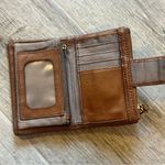 Fossil  Tan Leather Wallet with Gold Accents Photo 3