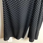 Apt. 9  Jumpsuit Womens Large Black White Polka Dot Cropped Wide Leg Sleeveless‎ Photo 2