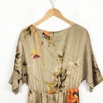 St. John  Satin Floral Silk Mini Dress Size 4 Elegant Classic Cocktail Photo 10