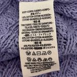 We The Free  Thien's Hacci Sweater Long Sleeve Top Periwinkle Purple Women’s L Photo 5