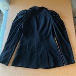 Ramy Brook  Albie Jacket, black, dramatic shoulder detail, button closure, sz 0 Photo 5