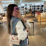 Coach Mini Klare Crossbody With Heart Cherry Print CE656 Photo 2