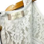 Altar'd State  White Lace Dress Sleeveless Fit and Flare Scoop Neck Size Medium Photo 5
