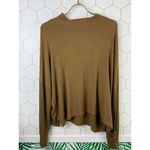 LNA Ribbed Mock Neck Long Sleeve Top - Size - Small Photo 4