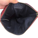 Jonathan Adler Equestrian Horse Southwestern Black Red Large Clutch Purse Bag Photo 3