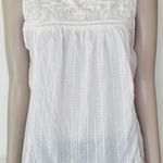 House of Harlow 1960 White Boho Embroidered Sleeveless Top Photo 0
