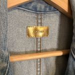 MOTHER The Half Spring Take Off Ankle in Zapped Wash Blue Size M Photo 3