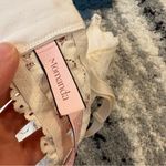 Momanda Lace Nursing Bra Bralette Set in Teal and Cream Size 34E Blue Photo 3