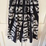 Ulla Johnson Akshara Dress Paragon Size 2 Tie Die Midi Dress Black White Smocked Photo 11