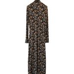 Rhode floral maxi tunic dress size S black beige SW Photo 1