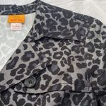 Ruby Rd cheetah print jacket with large black buttons. Photo 7