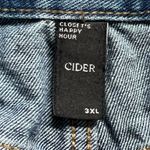 Cider Womens Happy Hour Jeans Plus Size 3XL Medium Wash 5 Pocket Wide Leg Photo 10