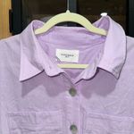 Pomander Place Lilac Meryl Shirt Dress button down pockets short sleeve aline Purple Size XXL Photo 2