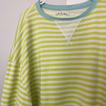 Free People Classic Striped Oversized Crewneck Photo 5