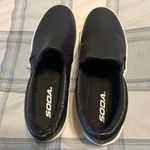 Soda  Black Slip-On Shoes Photo 1