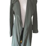 Loft Olive Green Belted Notch Collar Long Sleeve Jacket Women’s Size Medium Photo 1