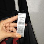 Desigual NWT Black Floral Peaks Swing Long Sleeve Dress Size XS Photo 6