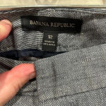 Banana Republic  Size 12‎ Blue Career Business Linen Blend Avery Pants Photo 2