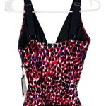DKNY Women's Animal Print Tankini Top Medium Photo 3