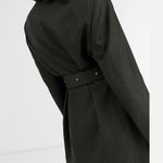 ASOS Belted Dark Gray Oversized Blazer Photo 1