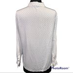 Soft Joie Star & Moon White & Navy Button Down Top Shirt Blouse size Small Photo 1