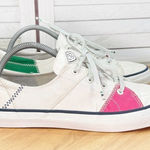 Sperry  Crest Vine Bionic Sailcloth Sneaker Shoes White Pink Green 10 Photo 0