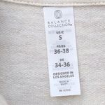 Balance Collection NEW  Oatmeal Crop Julia  Sweatshirt 1/4 zip S Photo 3