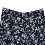 Caslon Blue Linen Blend Wide Leg Crop Pants - Size Medium Photo 1