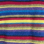 Jones New York Vtg  Sport Lambswool Striped V-Neck Sweater Pullover Women's Small Photo 10