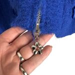 Lisa Says Gah Shelby Lace Embroidered Bow Hooded Cable Knit Zip Sweater Sz S NWT Photo 4