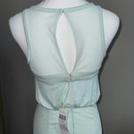 BCBGeneration NWT Women's Mesh Dress, Light Green Mink Size 4 Mini Sleeveless Photo 9