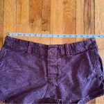 Free People  Burgundy Purple Low Rise Shorts size 30 Photo 4