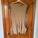 Free People Intimately Summer Slumper Romper Size Medium Brown Photo 3