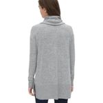 Gap Sweater Softspun Cowl-Neck Brushed Soft Baby Tweed Turtleneck Green Womens L Photo 3