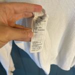 Hollister  Ivory Waffle Knit Boxy Long Sleeve Shirt | Size Small Photo 3