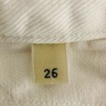 Citizens of Humanity  white slightly distressed denim mini skirt. Size 26 Photo 7