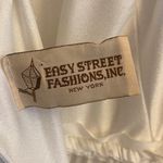 Easy Street Vintage  Fashion New York white pleated dress low V‎ size 9 Photo 7