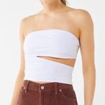 Urban Outfitters White Cut Out Tube Top Photo 0