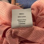 Varley Cropped T-Shirt Cotton M Pink Coral Cloud Short Sleeve Fitness Workout Photo 6